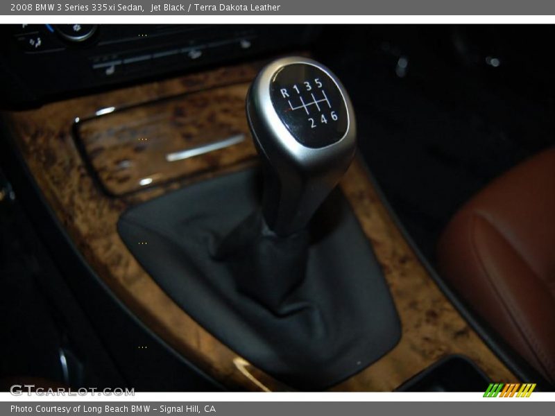 Jet Black / Terra Dakota Leather 2008 BMW 3 Series 335xi Sedan