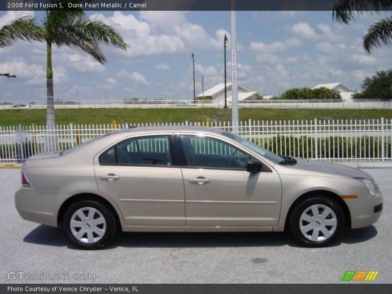 Dune Pearl Metallic / Camel 2008 Ford Fusion S