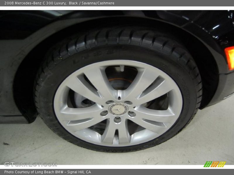 Black / Savanna/Cashmere 2008 Mercedes-Benz C 300 Luxury
