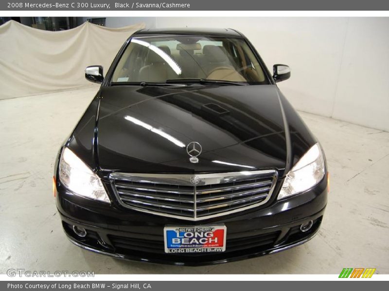 Black / Savanna/Cashmere 2008 Mercedes-Benz C 300 Luxury