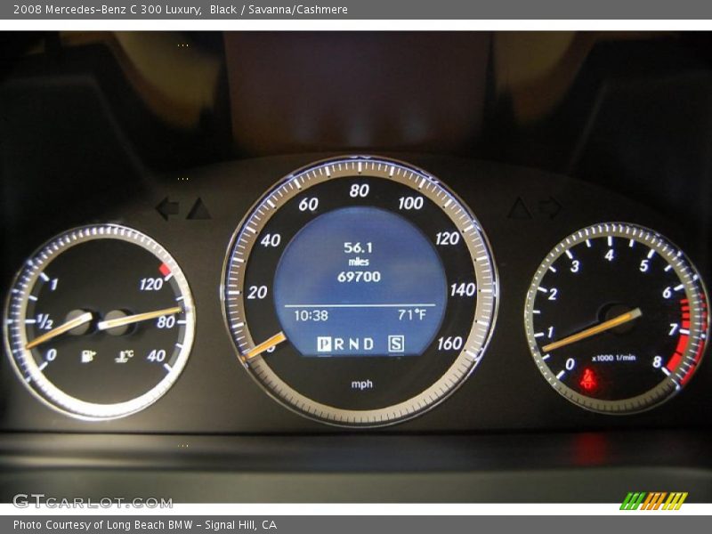 Black / Savanna/Cashmere 2008 Mercedes-Benz C 300 Luxury