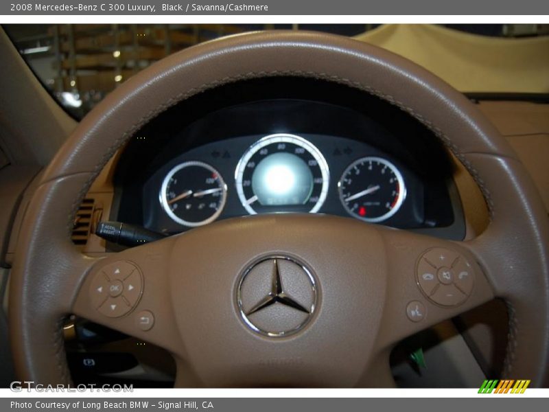 Black / Savanna/Cashmere 2008 Mercedes-Benz C 300 Luxury