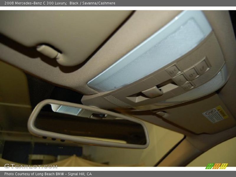 Black / Savanna/Cashmere 2008 Mercedes-Benz C 300 Luxury