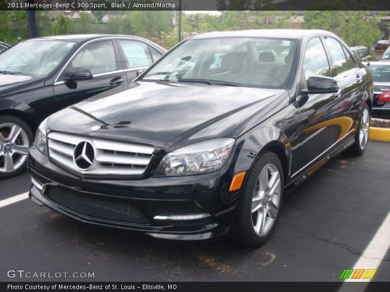 Black / Almond/Mocha 2011 Mercedes-Benz C 300 Sport