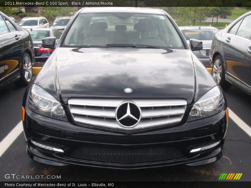 Black / Almond/Mocha 2011 Mercedes-Benz C 300 Sport