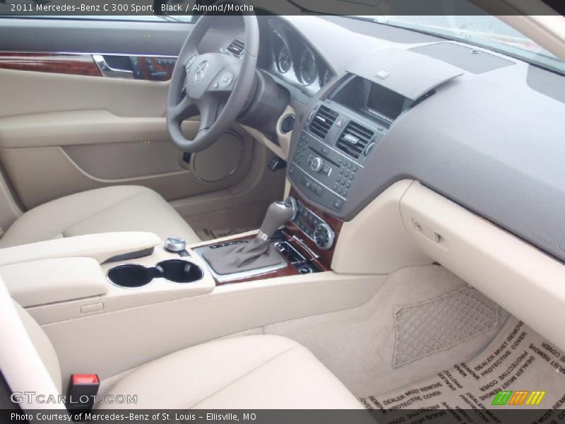 Black / Almond/Mocha 2011 Mercedes-Benz C 300 Sport