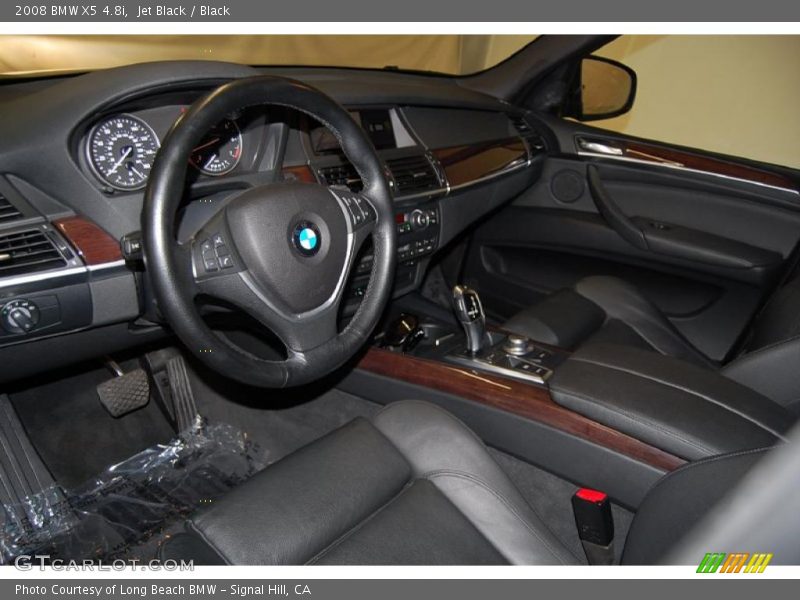 Jet Black / Black 2008 BMW X5 4.8i