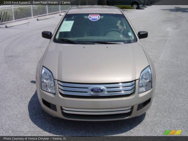Dune Pearl Metallic / Camel 2008 Ford Fusion S