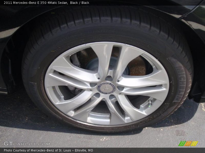 Black / Black 2011 Mercedes-Benz E 350 4Matic Sedan