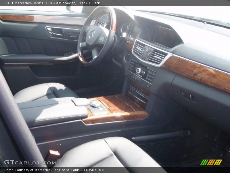 Black / Black 2011 Mercedes-Benz E 350 4Matic Sedan