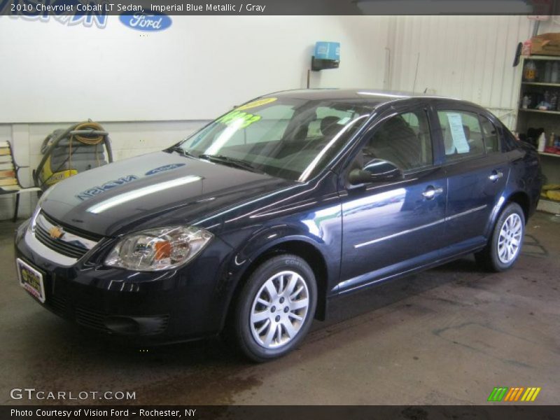 Imperial Blue Metallic / Gray 2010 Chevrolet Cobalt LT Sedan