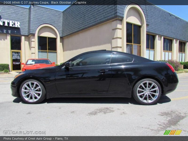 Black Obsidian / Graphite 2008 Infiniti G 37 Journey Coupe