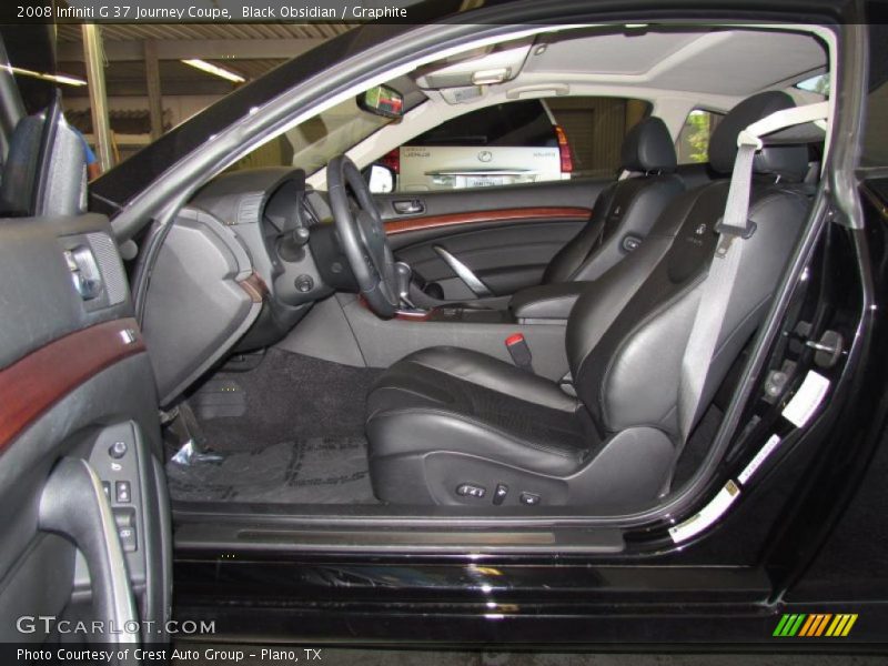 Black Obsidian / Graphite 2008 Infiniti G 37 Journey Coupe
