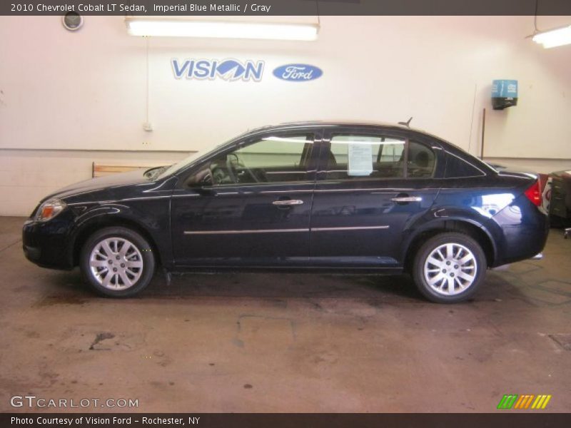 Imperial Blue Metallic / Gray 2010 Chevrolet Cobalt LT Sedan