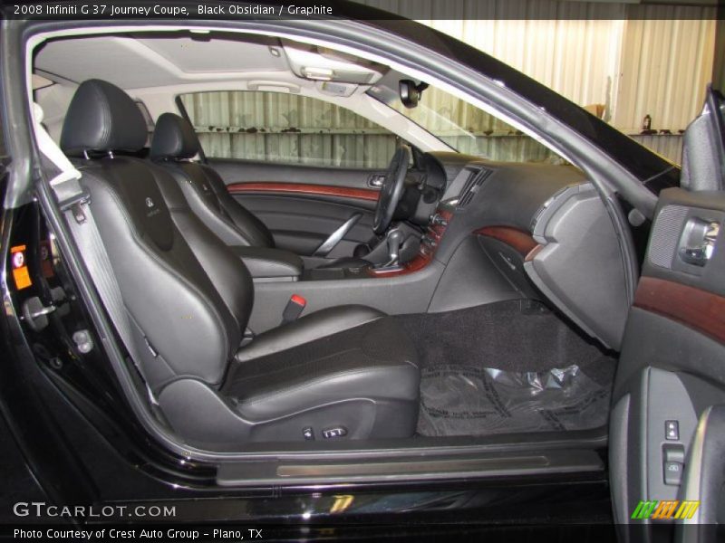 Black Obsidian / Graphite 2008 Infiniti G 37 Journey Coupe