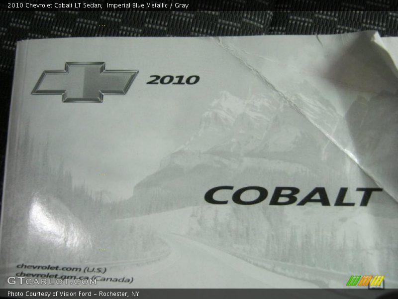 Imperial Blue Metallic / Gray 2010 Chevrolet Cobalt LT Sedan