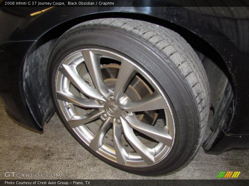 Black Obsidian / Graphite 2008 Infiniti G 37 Journey Coupe