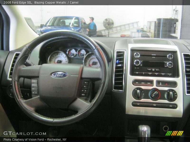 Blazing Copper Metallic / Camel 2008 Ford Edge SEL
