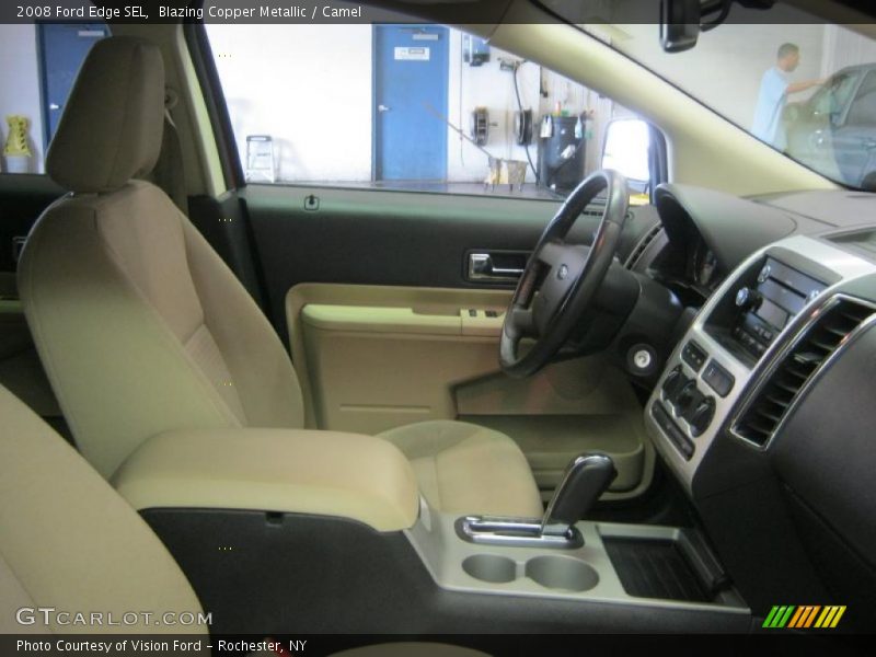 Blazing Copper Metallic / Camel 2008 Ford Edge SEL