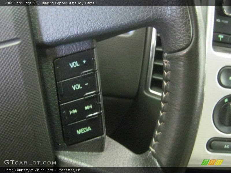 Blazing Copper Metallic / Camel 2008 Ford Edge SEL