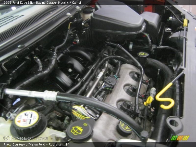 Blazing Copper Metallic / Camel 2008 Ford Edge SEL