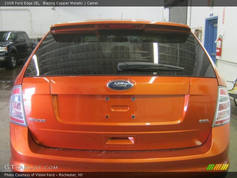 Blazing Copper Metallic / Camel 2008 Ford Edge SEL
