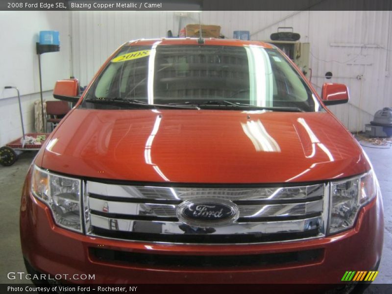 Blazing Copper Metallic / Camel 2008 Ford Edge SEL