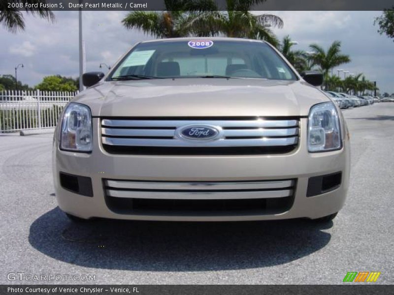 Dune Pearl Metallic / Camel 2008 Ford Fusion S