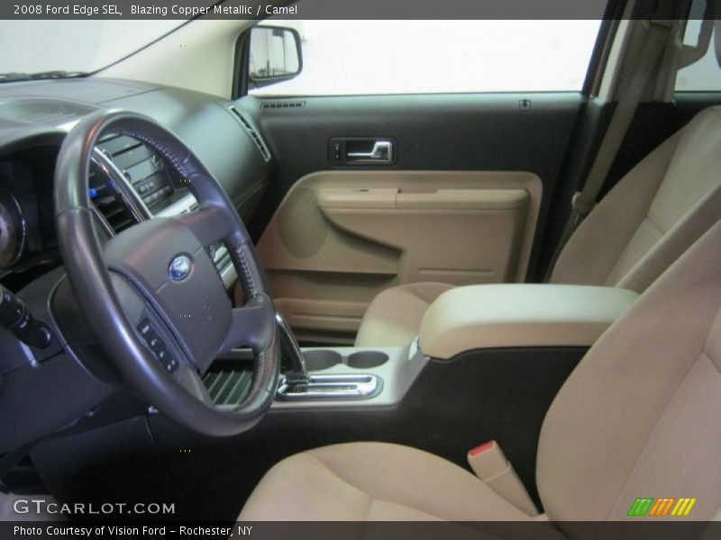Blazing Copper Metallic / Camel 2008 Ford Edge SEL
