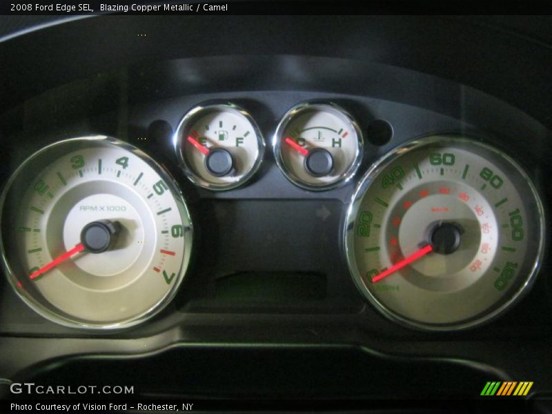 Blazing Copper Metallic / Camel 2008 Ford Edge SEL