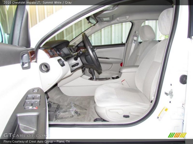 Summit White / Gray 2010 Chevrolet Impala LT