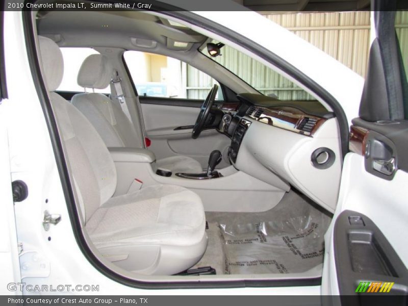 Summit White / Gray 2010 Chevrolet Impala LT