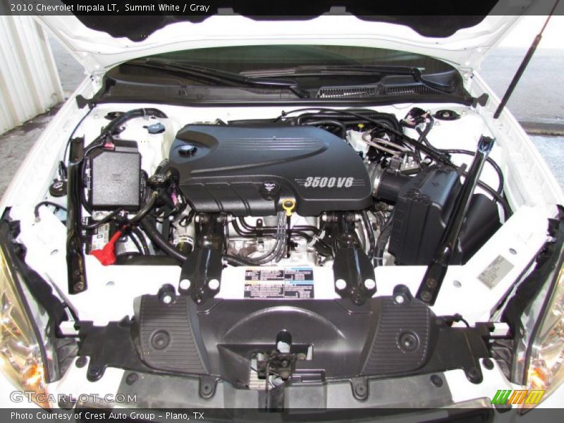 Summit White / Gray 2010 Chevrolet Impala LT