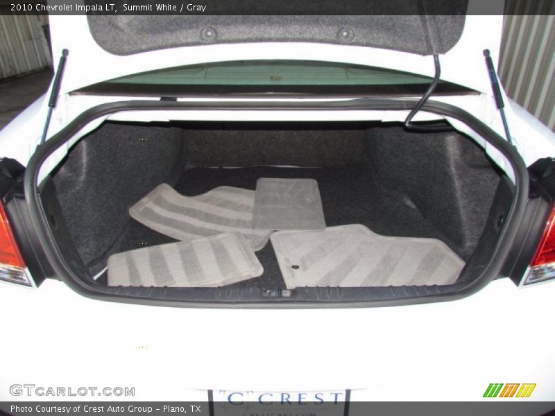 Summit White / Gray 2010 Chevrolet Impala LT