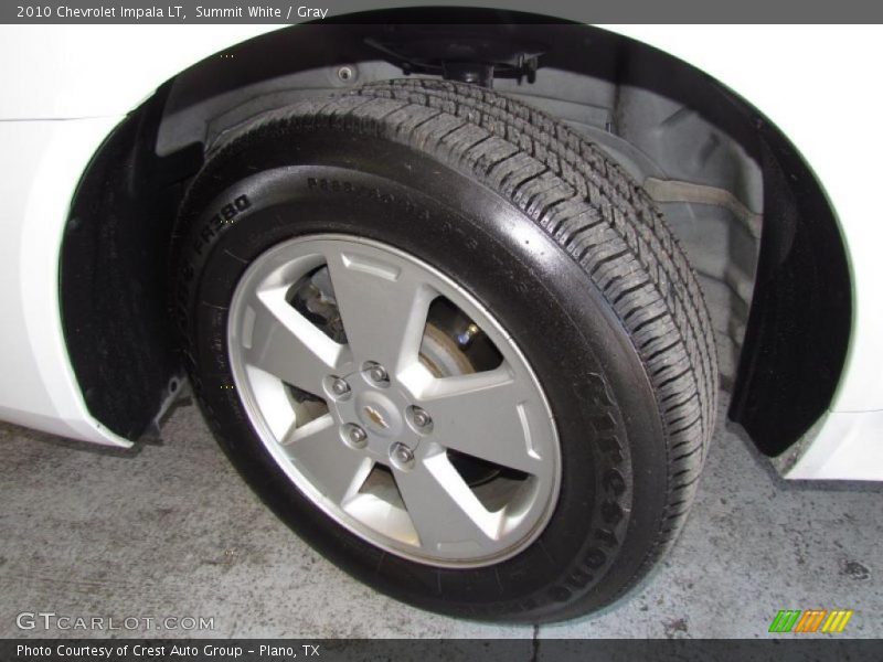 Summit White / Gray 2010 Chevrolet Impala LT