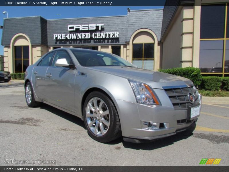 Light Platinum / Light Titanium/Ebony 2008 Cadillac CTS Sedan
