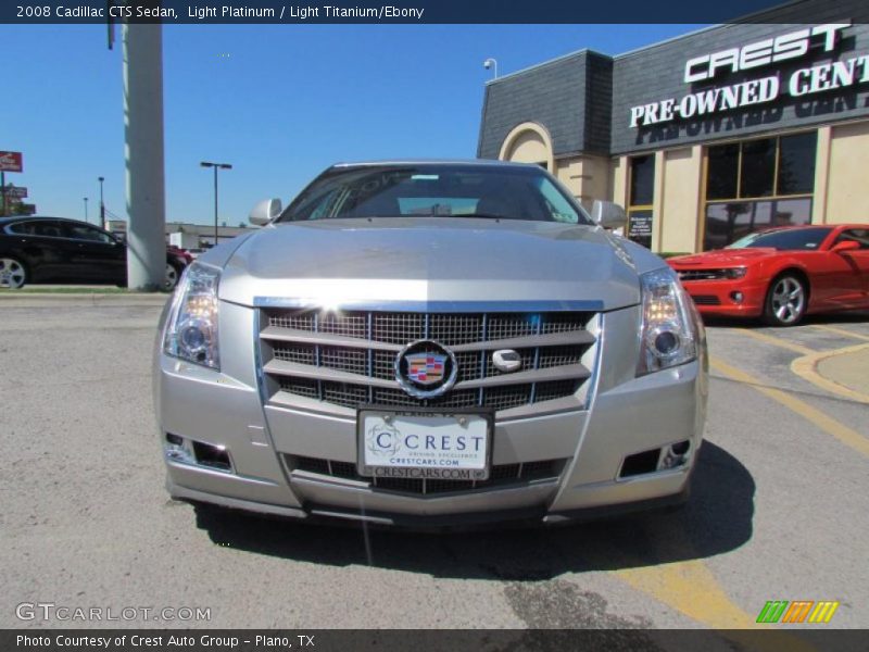 Light Platinum / Light Titanium/Ebony 2008 Cadillac CTS Sedan