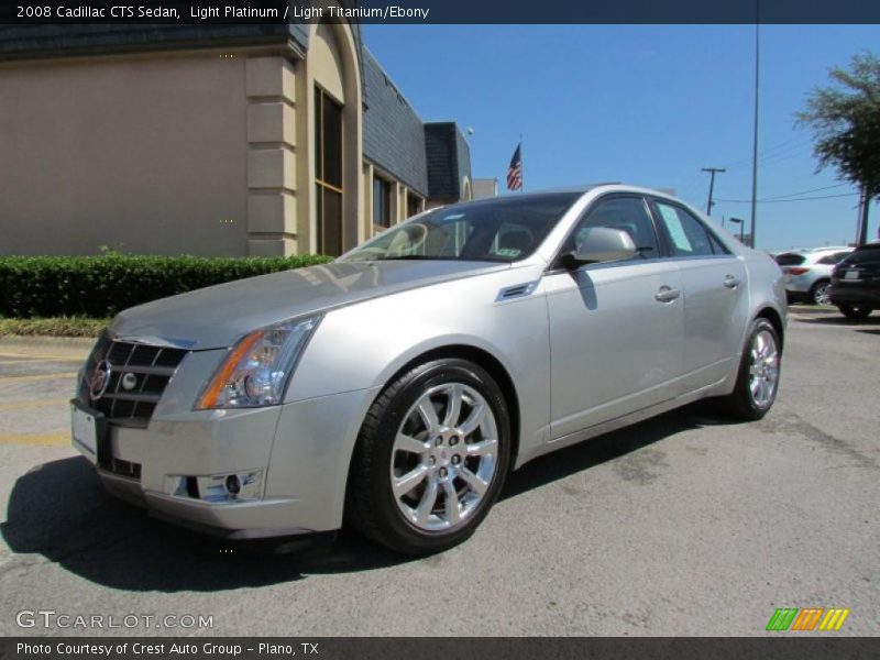 Light Platinum / Light Titanium/Ebony 2008 Cadillac CTS Sedan