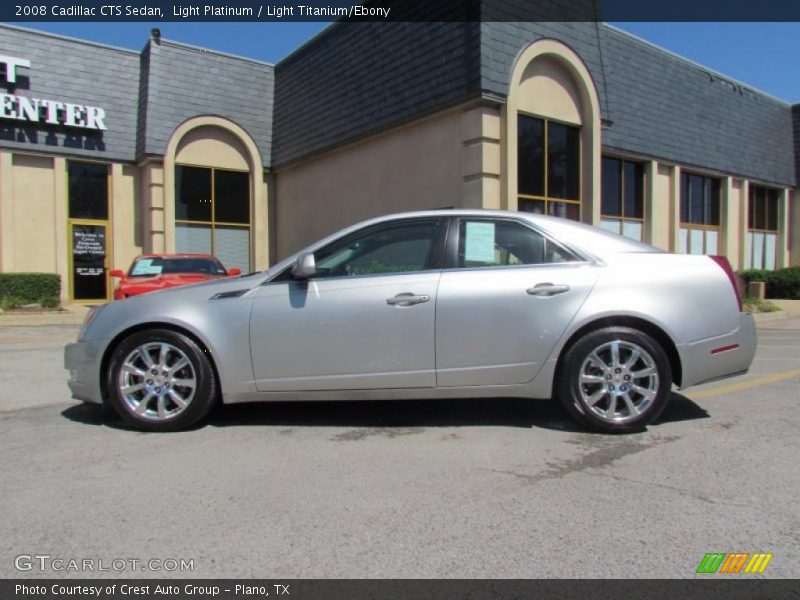 Light Platinum / Light Titanium/Ebony 2008 Cadillac CTS Sedan