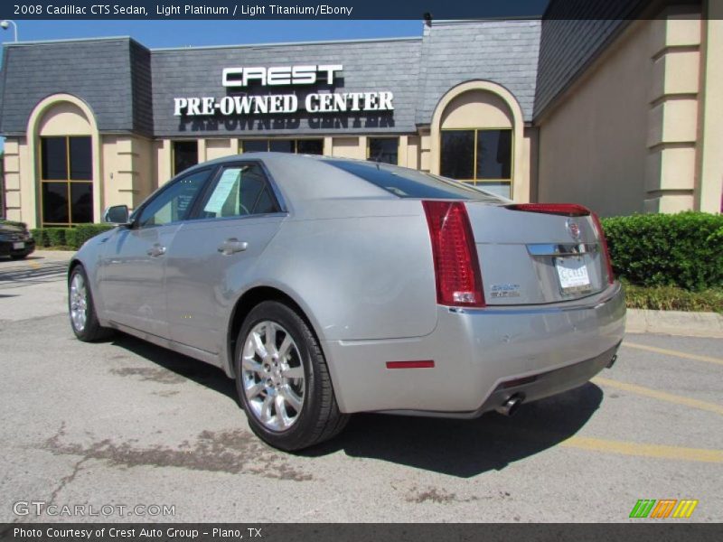 Light Platinum / Light Titanium/Ebony 2008 Cadillac CTS Sedan