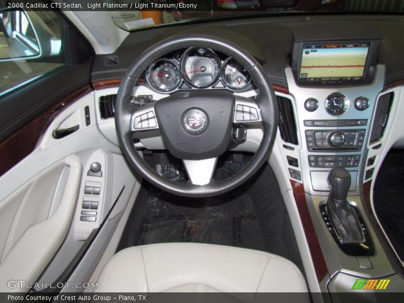 Light Platinum / Light Titanium/Ebony 2008 Cadillac CTS Sedan