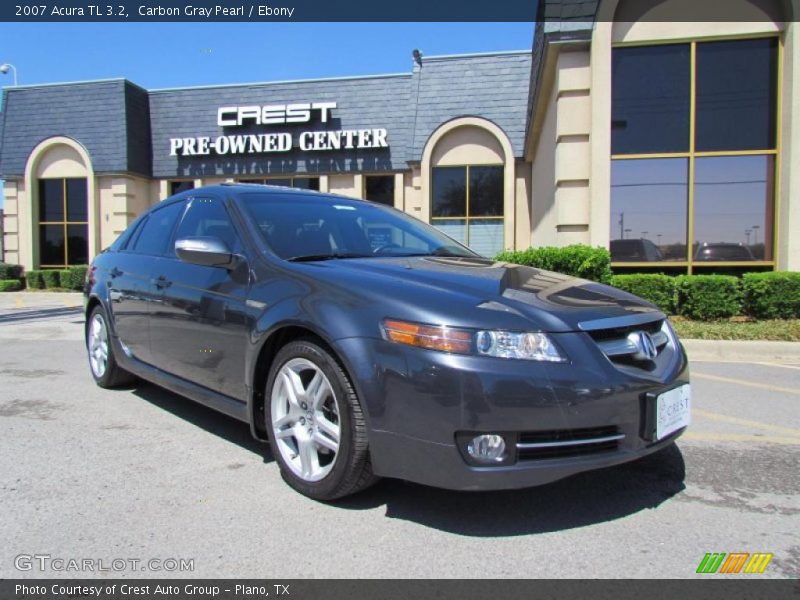 Carbon Gray Pearl / Ebony 2007 Acura TL 3.2