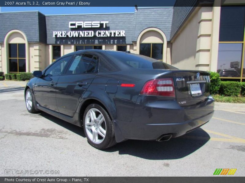 Carbon Gray Pearl / Ebony 2007 Acura TL 3.2
