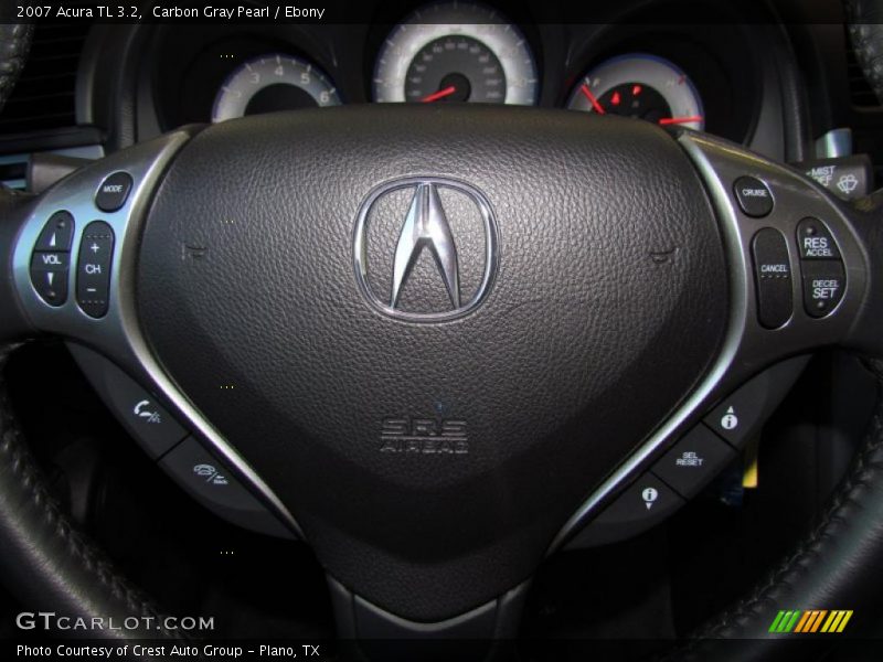 Carbon Gray Pearl / Ebony 2007 Acura TL 3.2