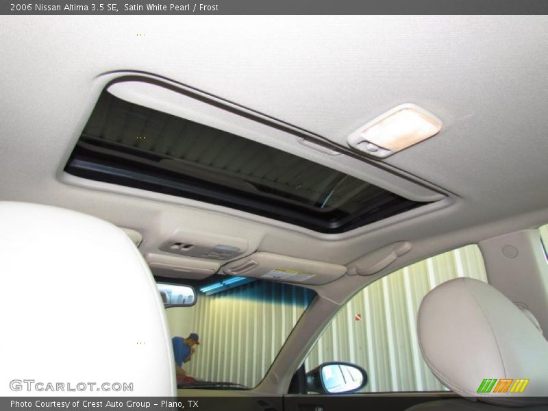 Satin White Pearl / Frost 2006 Nissan Altima 3.5 SE