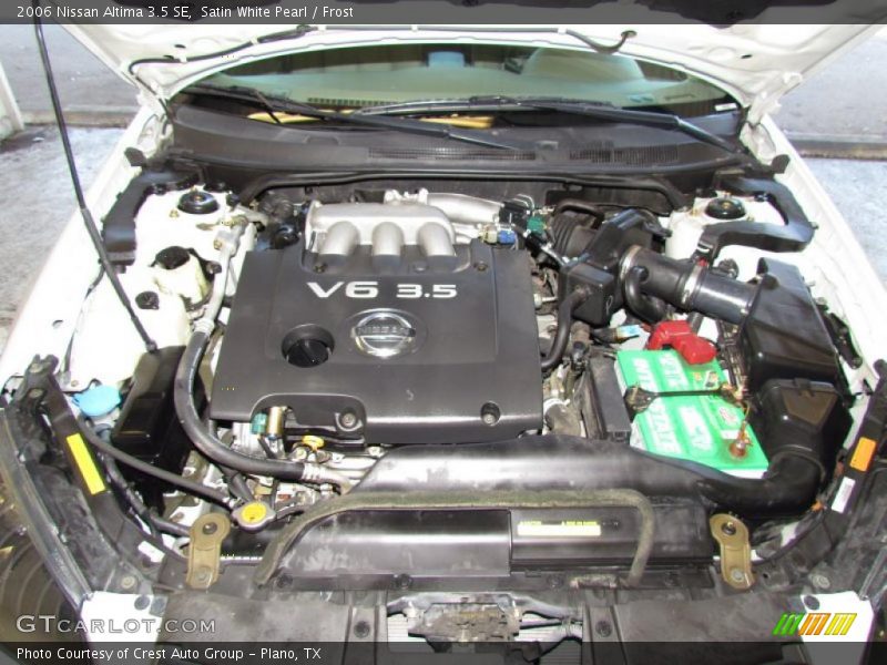 Satin White Pearl / Frost 2006 Nissan Altima 3.5 SE