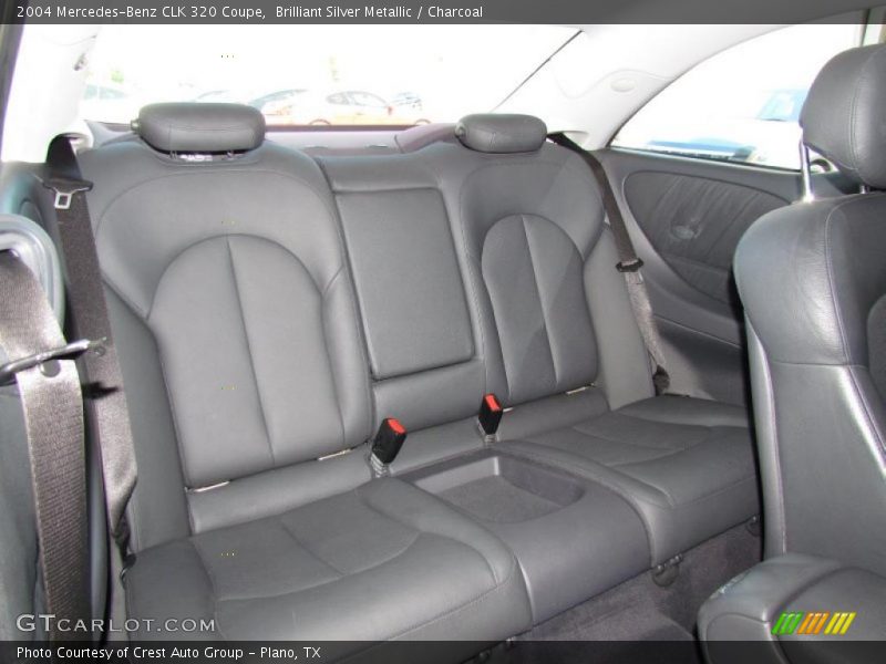 Brilliant Silver Metallic / Charcoal 2004 Mercedes-Benz CLK 320 Coupe