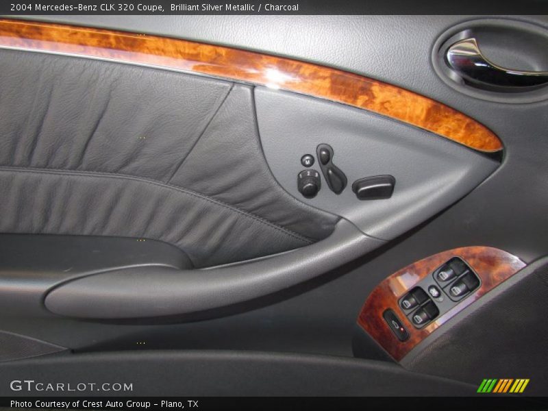 Brilliant Silver Metallic / Charcoal 2004 Mercedes-Benz CLK 320 Coupe