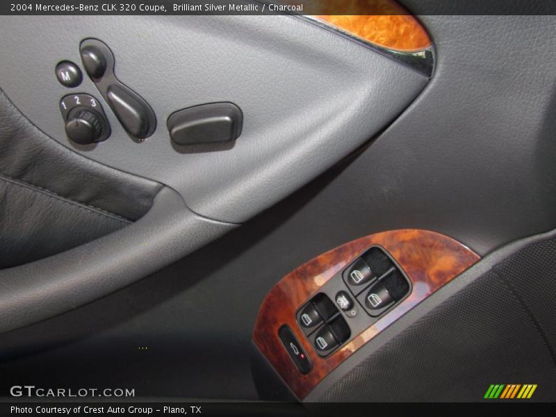 Brilliant Silver Metallic / Charcoal 2004 Mercedes-Benz CLK 320 Coupe