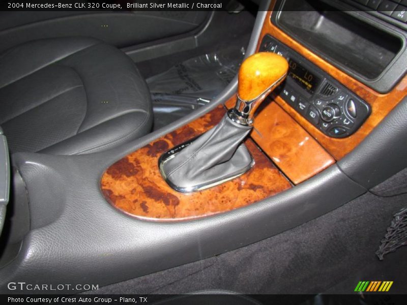 Brilliant Silver Metallic / Charcoal 2004 Mercedes-Benz CLK 320 Coupe